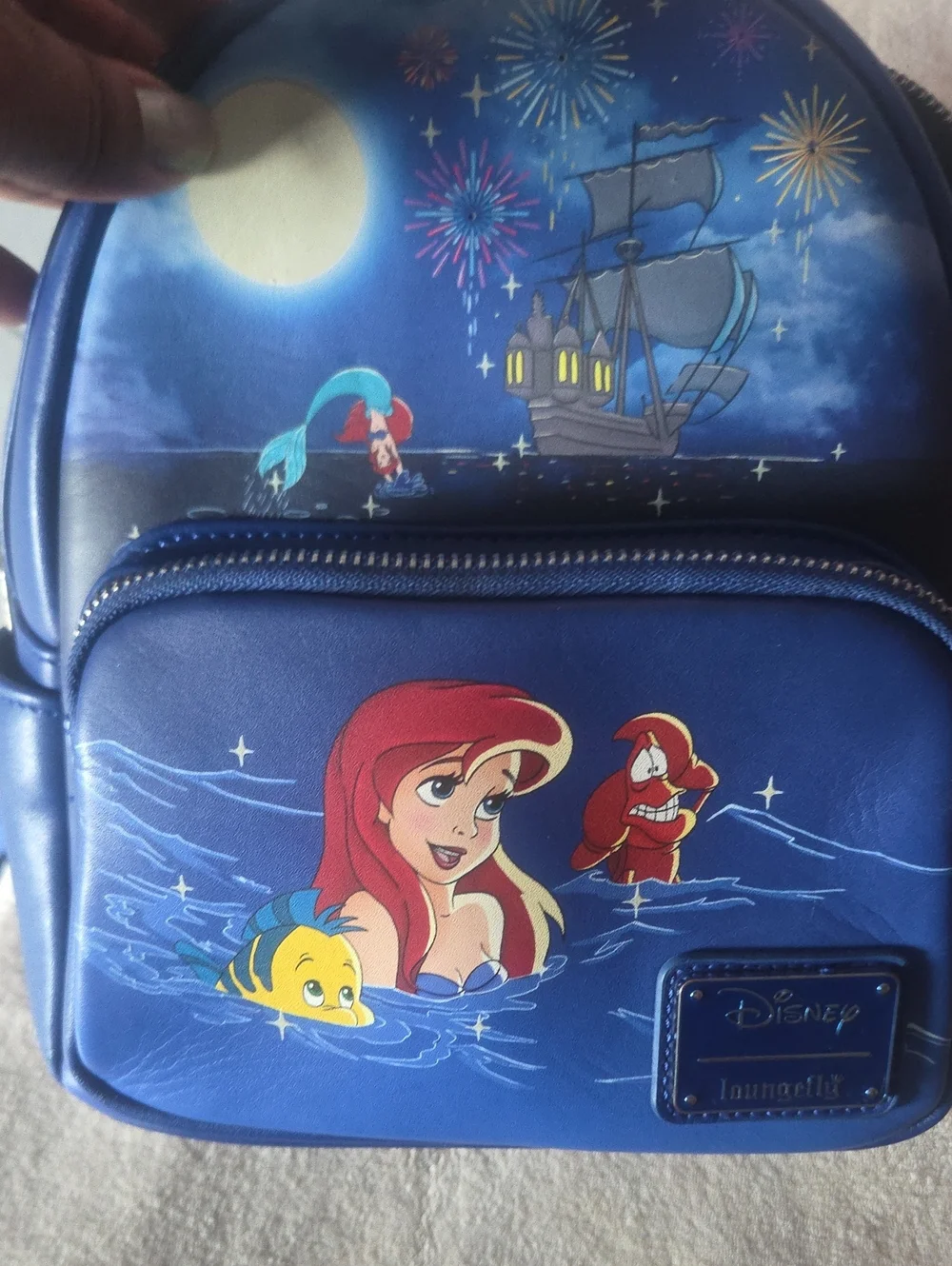 Loungefly The Little Mermaid Blue Mini Backpack